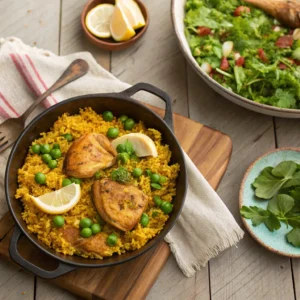 Easy Chicken Paella Recipe