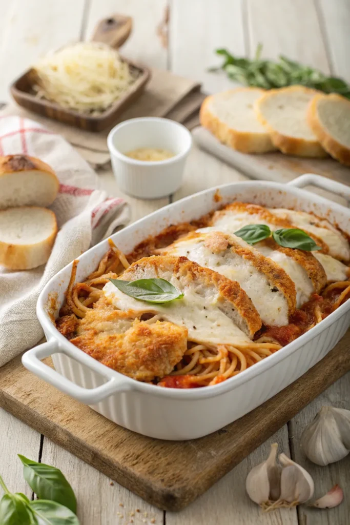 easy chicken parmesan pasta recipe