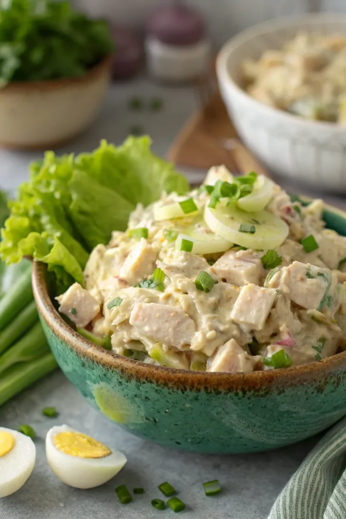 easy chicken salad recipe with eggs