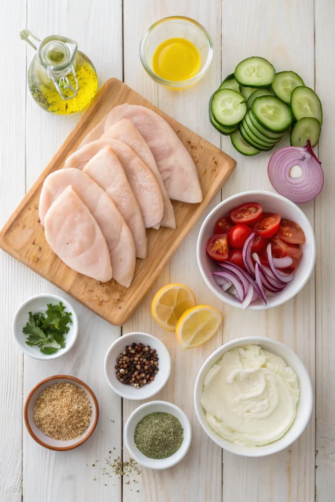 ingredient chicken pita recipe