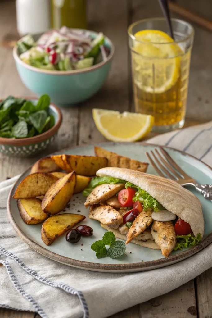 servings chicken pita recipe