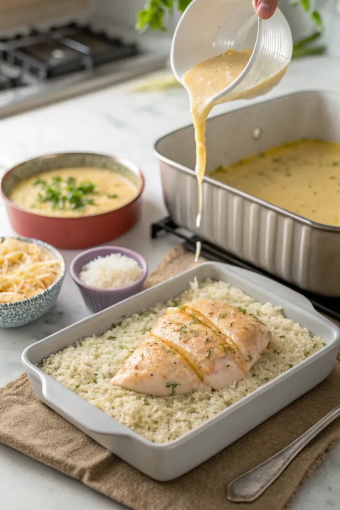 step-by-step-forgotten chicken recipe